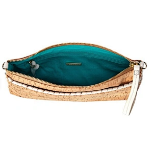 Boshiho Vegan eco friendly Cork Cross Body Women Bags Vegan Handbag Cork Clutch Wallet