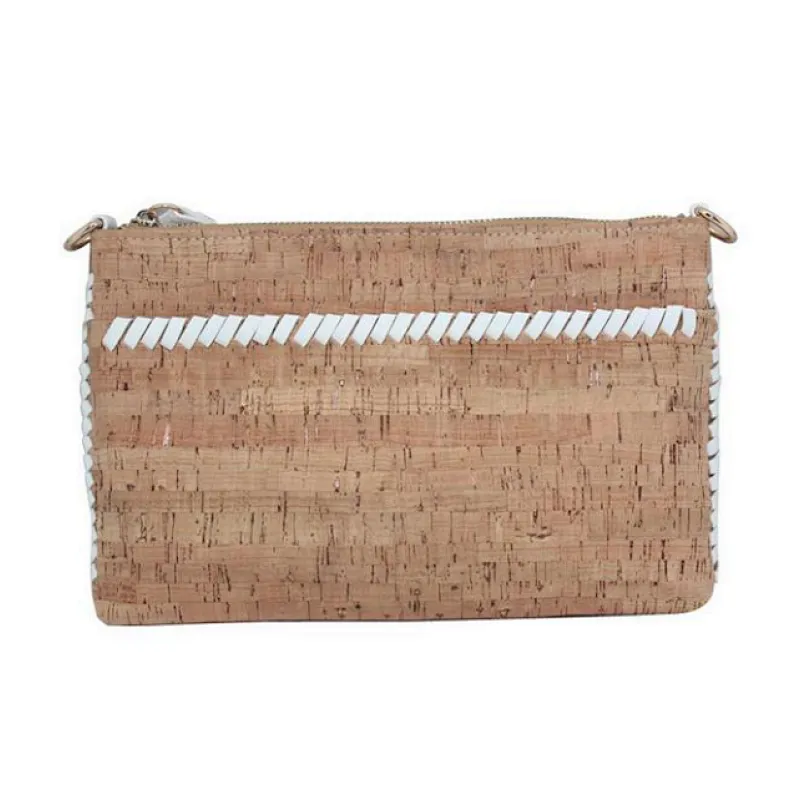 Boshiho Vegan eco friendly Cork Cross Body Women Bags Vegan Handbag Cork Clutch Wallet