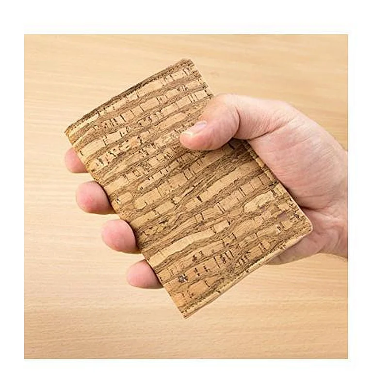 BOSHIHO cork fabric rfid passport holder
