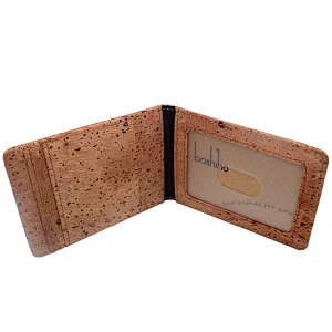 Baoshiho factory price eco friendly cork card holder wallet