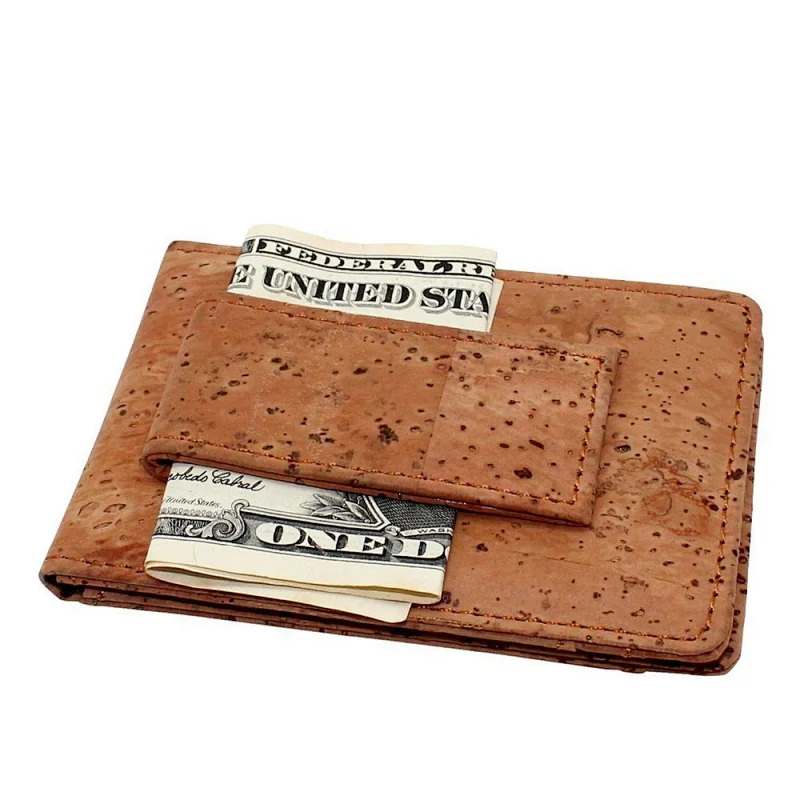 Baoshiho factory price eco friendly cork card holder wallet