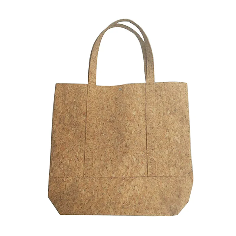 Boshiho hot selling customized cork tote bag vegan cork bag blank tote bag