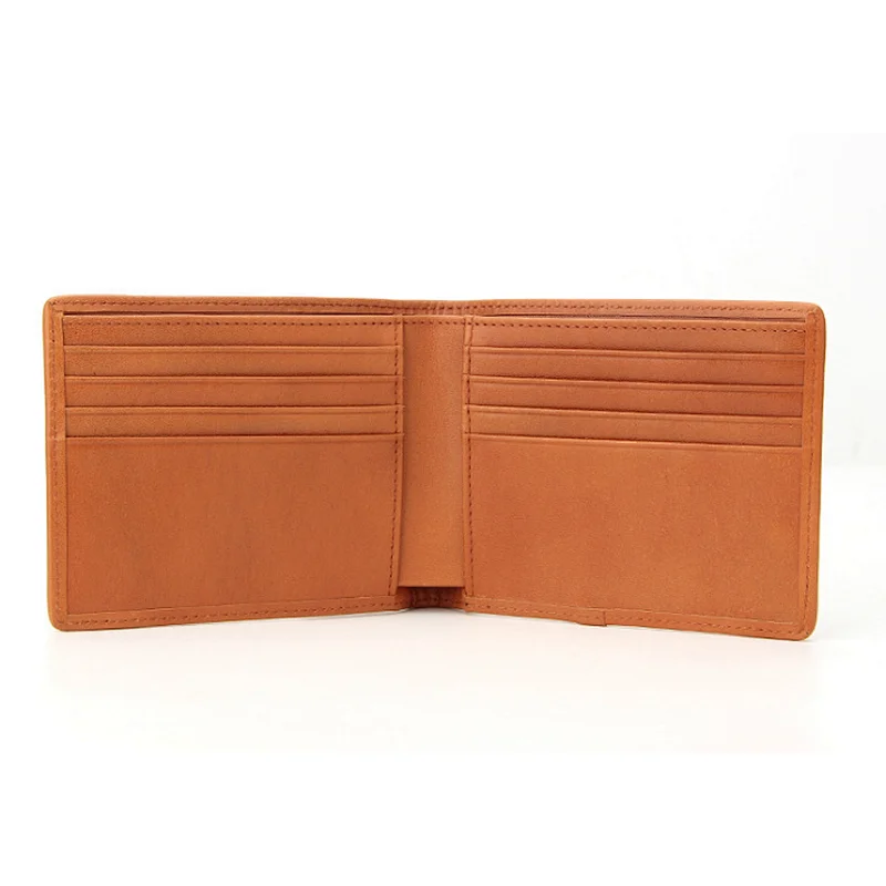 minimalist private label  bifold leather rfid blocking cork wallet