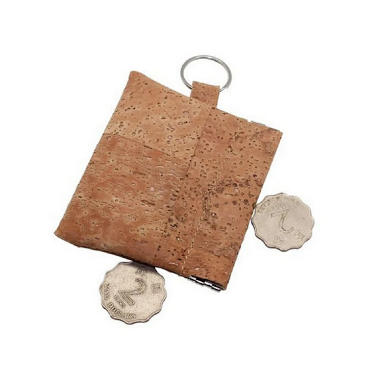 Boshiho Small PU cork coin purse
