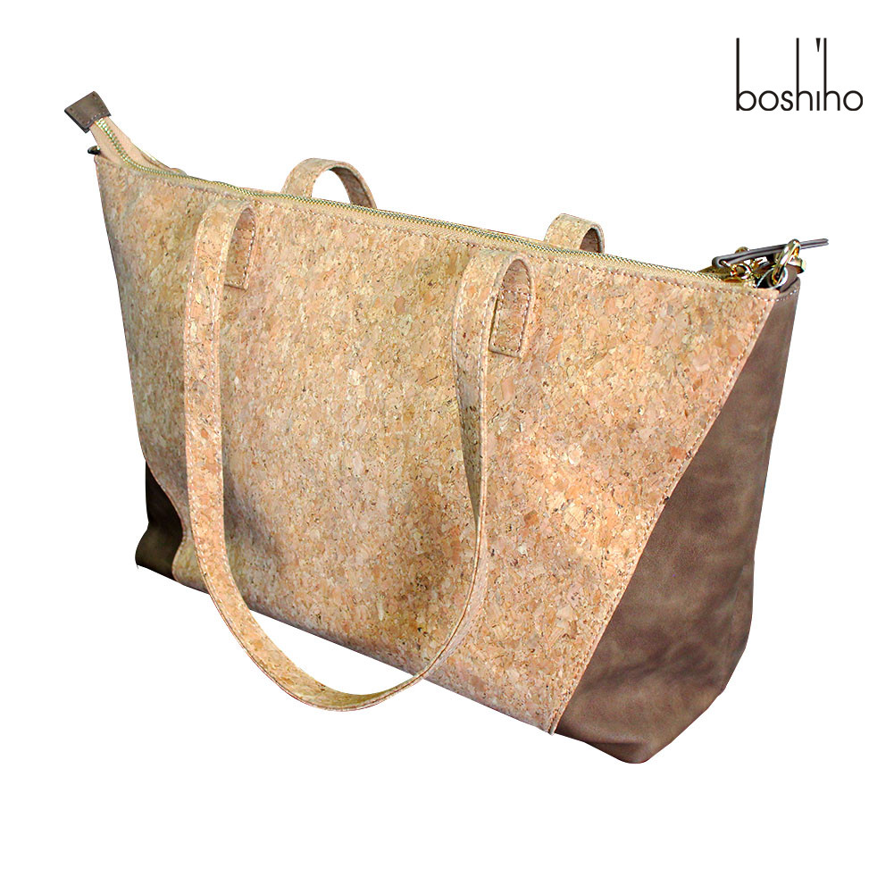 Vegan Bags – Cork Bag. Colored Side Details | Montado – Cork Fashion