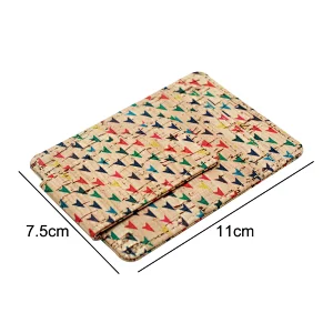 Boshiho cork wallet RFID credit card holder magnetic money clip slim wallet minimalist card case men wallet