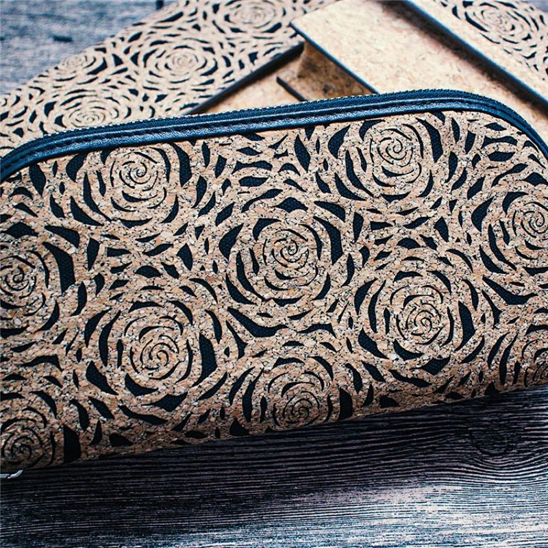Boshiho New Design Cork Bag cosmetic Makeup bag