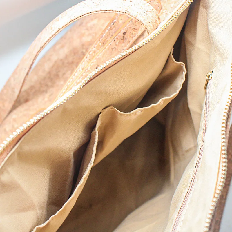 Boshiho portugal cork fabric leather luxury crossbody vintage shoulder handbags bags women travel bag laptop tote ladies purses
