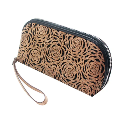 Boshiho New Design Cork Bag cosmetic Makeup bag