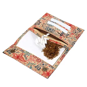 boshiho cork ecofriendly cigarette case tobacco cigar box humidor for men promotion tobacco pouch wallet