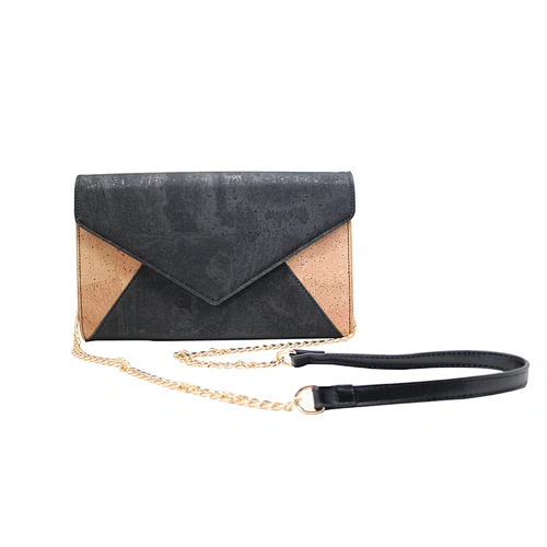 Boshiho Eco Friendly Products China Handbags black cork vegan ecofriendly shoulder bag