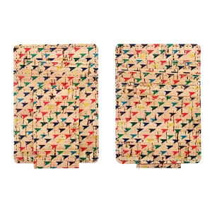 Boshiho cork wallet RFID credit card holder magnetic money clip slim wallet minimalist card case men wallet