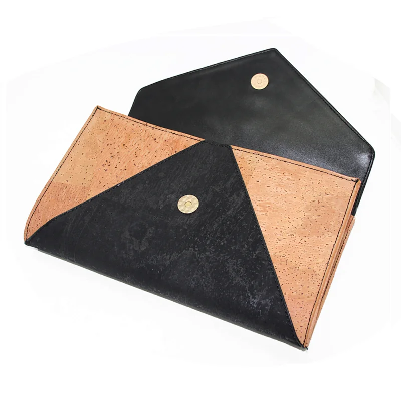 Boshiho Eco Friendly Products China Handbags black cork vegan ecofriendly shoulder bag