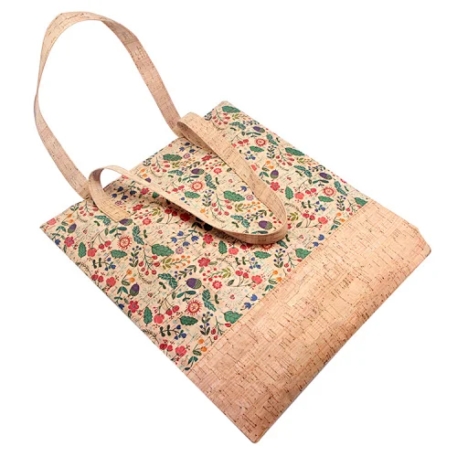 Boshiho New Unique Design Cork bag Cork Tote eco friendly shopping bag