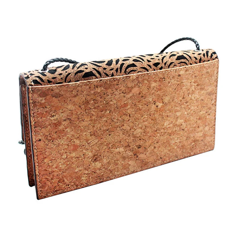 BOSHIHO cork bag portugal tote natural cork fabric leather handbags bags fashion shoulder bag
