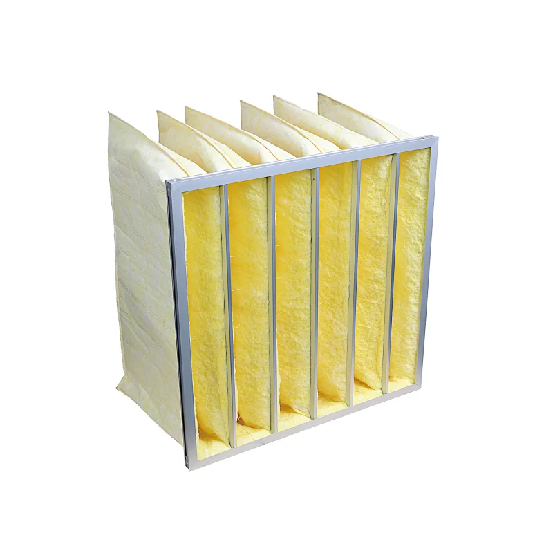 Glass fiber pocket filter