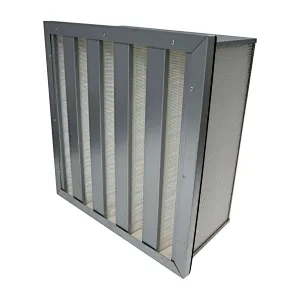 V shape compact filter
