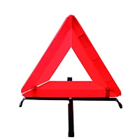 PE- PMMA Material Strong Reflective Car Warning Sign Triangle Breakdown