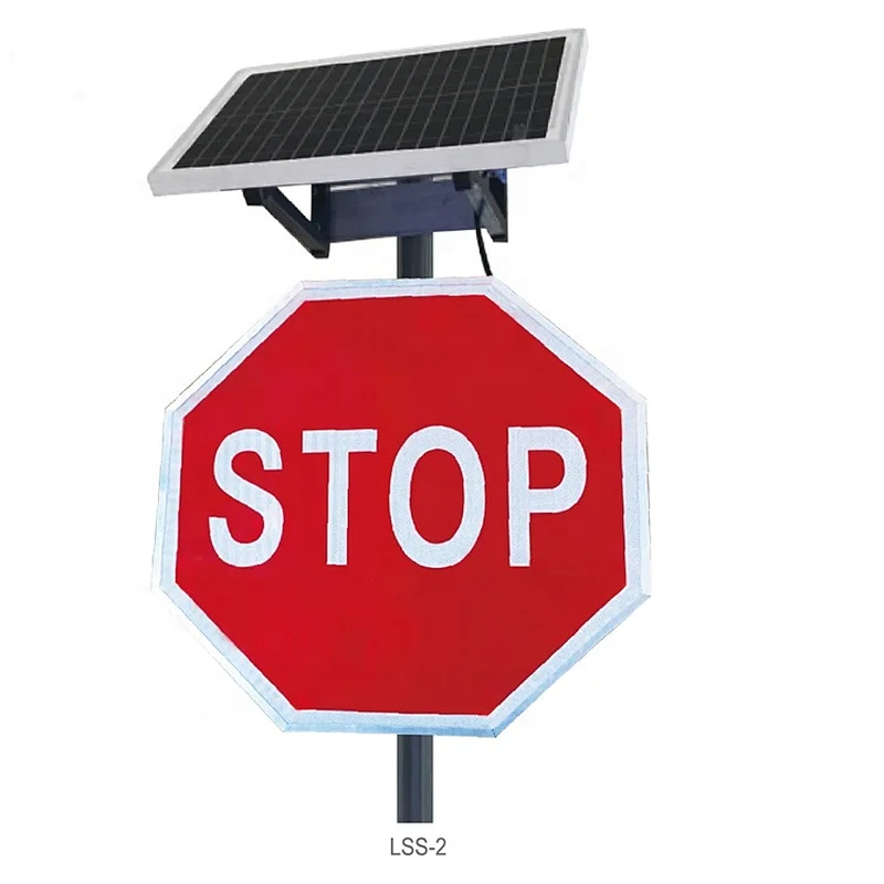 High Quality Customizable Solar LED Sign Traffic Flashing Sign