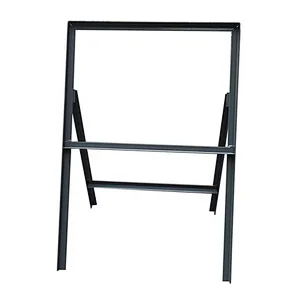 Outdoor Metal A Frames  Sign Gray Powder Coating Sign Post 610(W)x900(H)mm A Stand Sign Frame