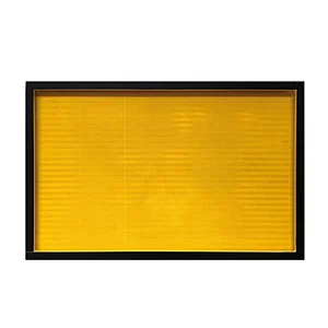 Australia Standard  With Black Broder Yellow Poweder Coating 1200x900mm Boxed Edge Sign