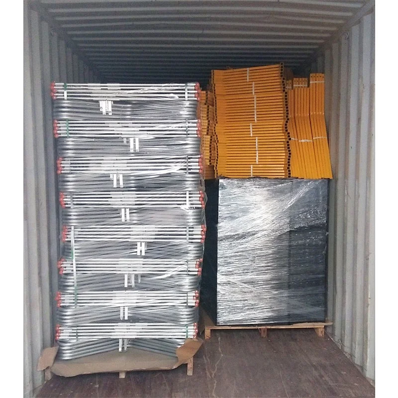 Factory Directly Yellow Powder Coating Fixed Barrier Board Leg Barrier Stand