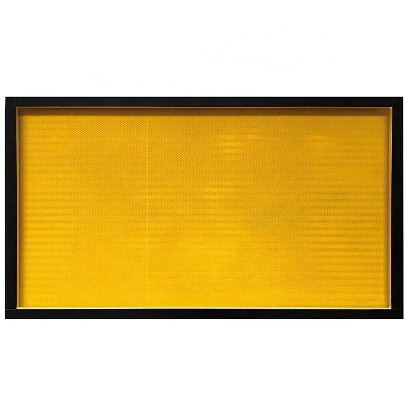 Australia Standard Widely Used Yellow Poweder Coating 1800x900mm Boxed Edge Sign