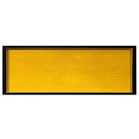 Factory Directly Supply Yellow Poweder Coating 1800x300mm Boxed Edge Sign