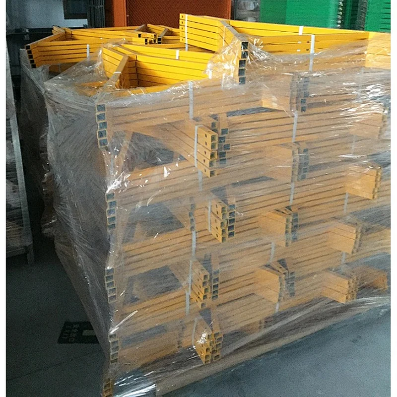 Factory Directly Yellow Powder Coating Fixed Barrier Board Leg Barrier Stand