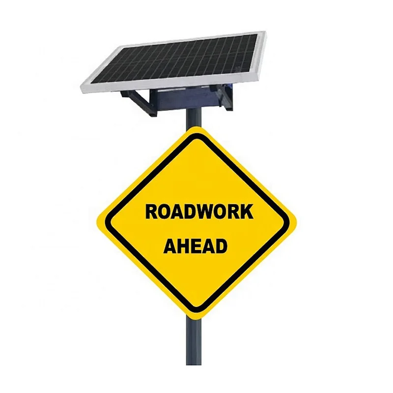 Professional Solar LED Traffic Warning Sign Flashing List