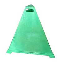 Road Safety Traffic Safety PE 900mm Green Pyramid Cone Warning Cone