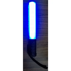 ABS 40x310mm Traffic Baton With 10 Pcs Red LED 10 Pcs Blue LED and 1 Pcs Top Light Traffic Wand