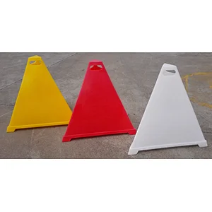 Cheap Safety Cone PE 900mm Blue Pyramid Cone Warning Safety Cone