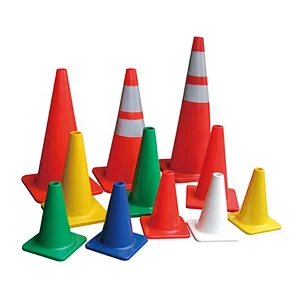Colorful 300mm Orange PVC Traffic Cone Plastic Traffic Cone