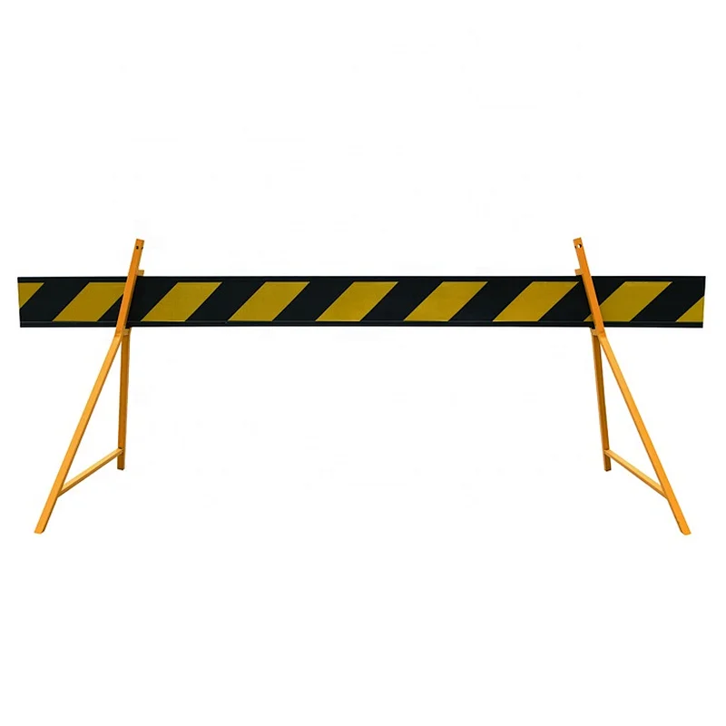 Factory Directly Black Barrier Board With Yellow Class 1 High Intensive Reflective Road Waring Barrier Frame