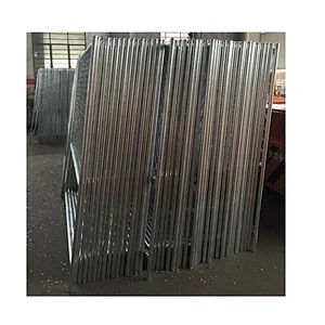 Removable Construction Site Hot-dip Galvanized Temporary Chain Link Fencing With Base