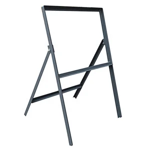 Outdoor Metal A Frames  Sign Gray Powder Coating Sign Post 610(W)x900(H)mm A Stand Sign Frame