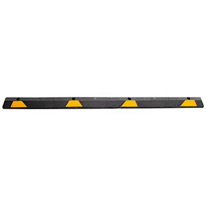Heavy Duty 1830mm Rubber Parking Guide Car Garage Wheel Stop Stopper Yellow Reflective Rubber Curb