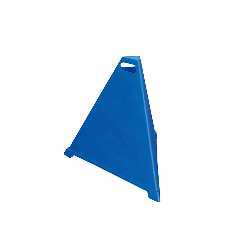 Factory Directly Safety 600mm PE Blue Pyramid Cone Safety Cone