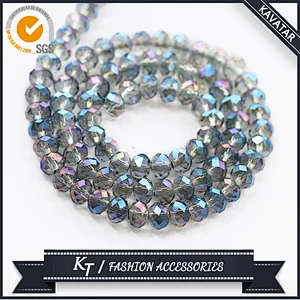 Wholesale crystal round rondelle bicone beads