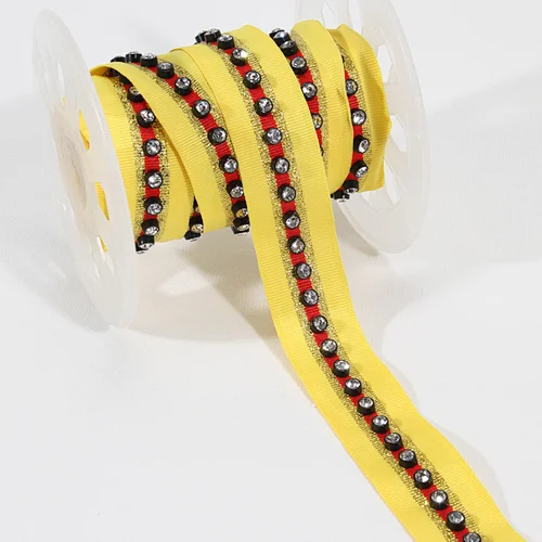 New beads tape trim for decorative garment