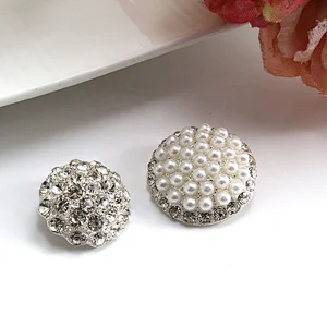 Coat buttons,New rhinestone buttons crystal pearl clothing diamond buttons,brooch