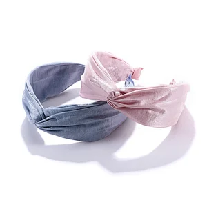 American and Korean versions of polyester slippery winter wide band fashion web celebrity street party hair accessories