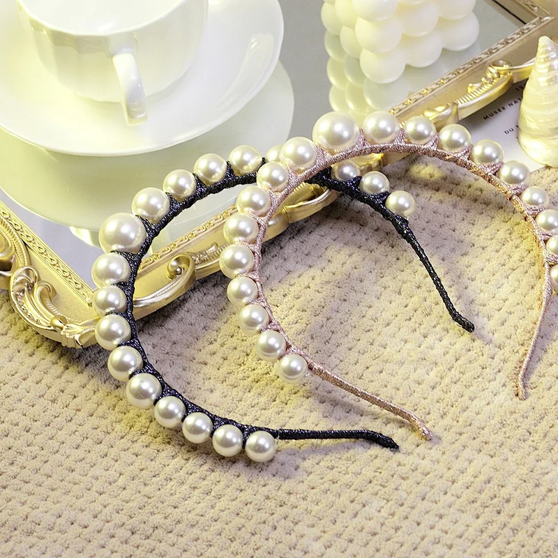 Wholesale  headbands  fashion headbands 2020 Han edition of pearl  baroque headbands