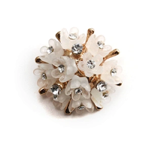 Fashionable rhinestone garment accessories buttons Copper buttons coat garment buttons