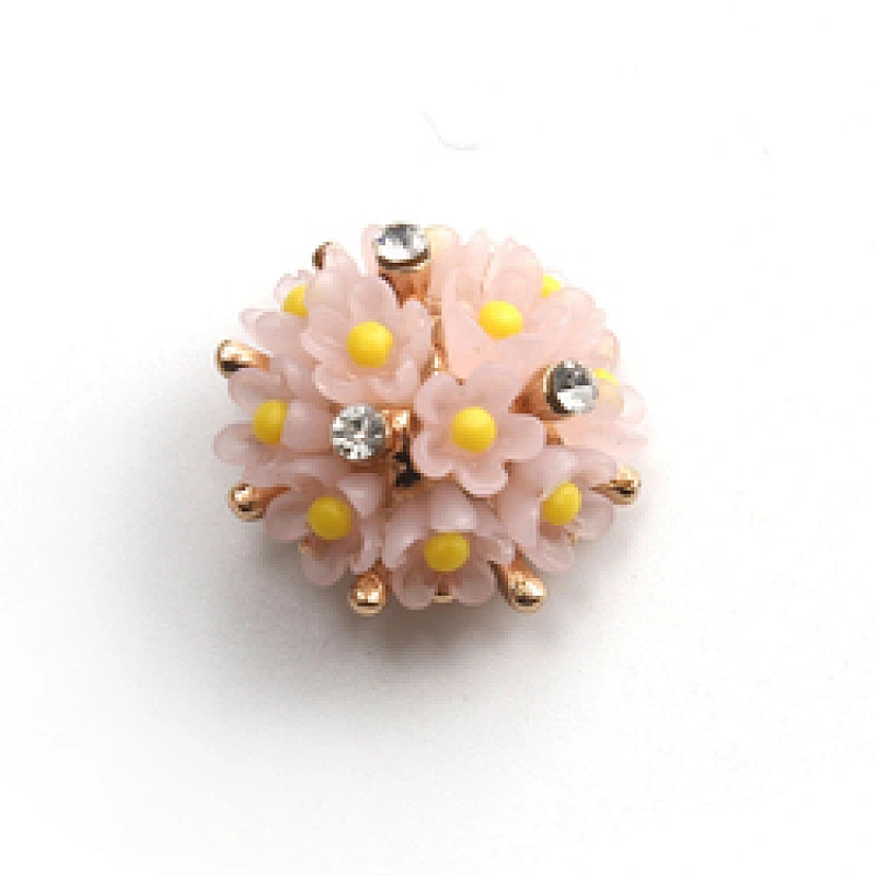 Fashionable rhinestone garment accessories buttons Copper buttons coat garment buttons