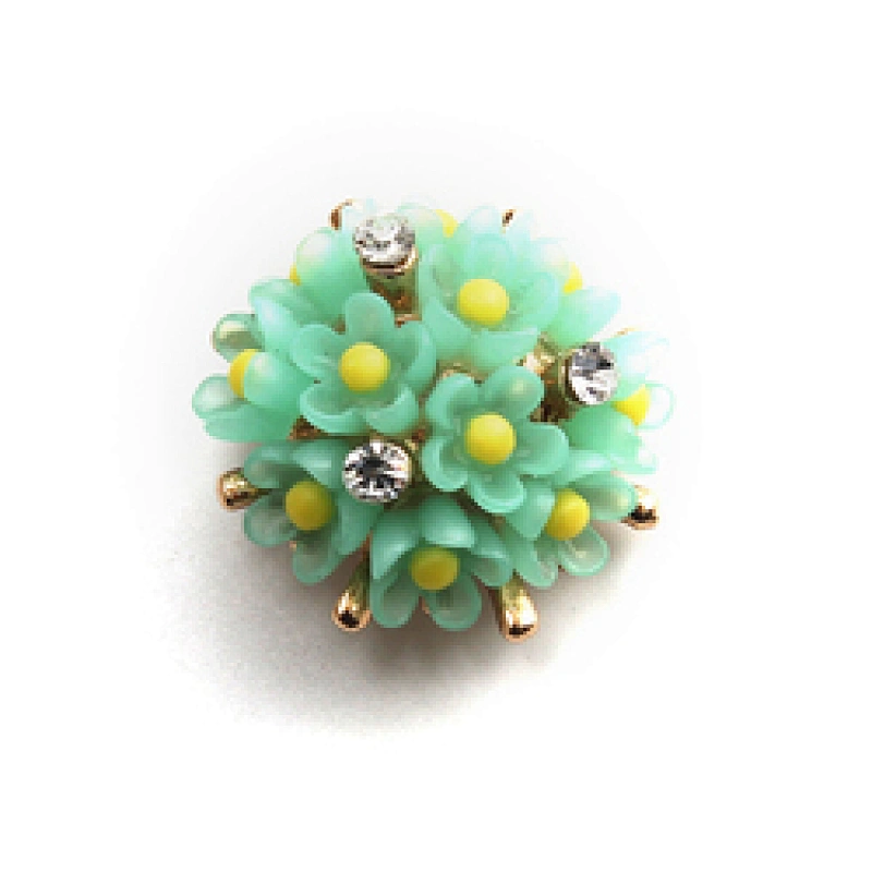 Fashionable rhinestone garment accessories buttons Copper buttons coat garment buttons