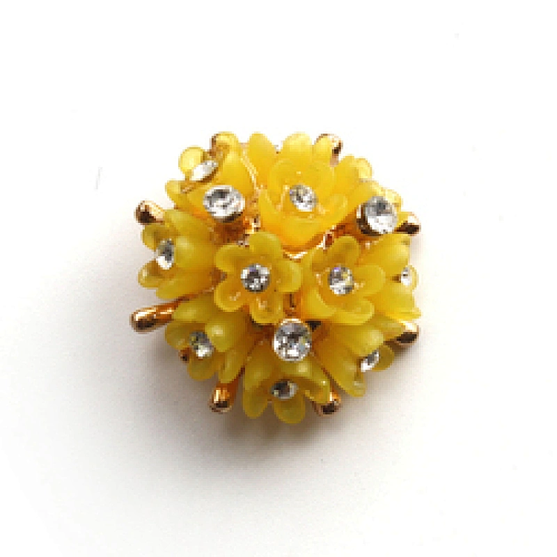 Fashionable rhinestone garment accessories buttons Copper buttons coat garment buttons