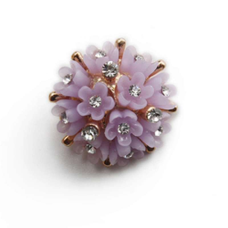 Fashionable rhinestone garment accessories buttons Copper buttons coat garment buttons