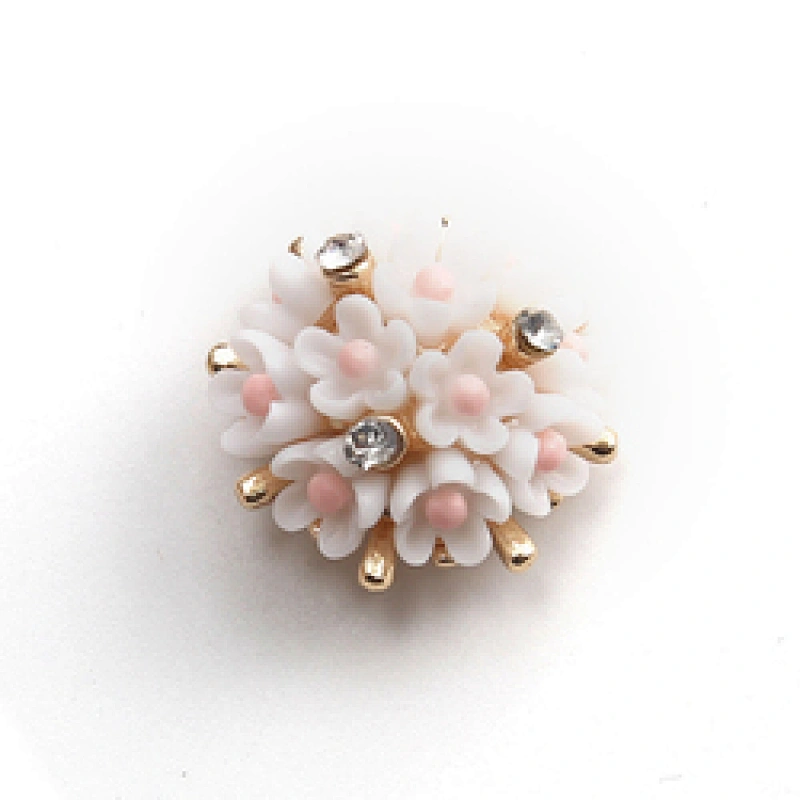 Fashionable rhinestone garment accessories buttons Copper buttons coat garment buttons